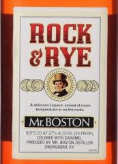 Mr. Boston - Rock & Rye