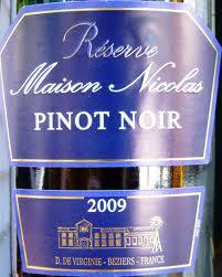 Maison Nicolas - Pinot Noir Vin de Pays dOc Rserve NV
