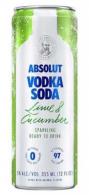 Absolut - Lime & Cucumber Vodka Soda 0 (355ml)